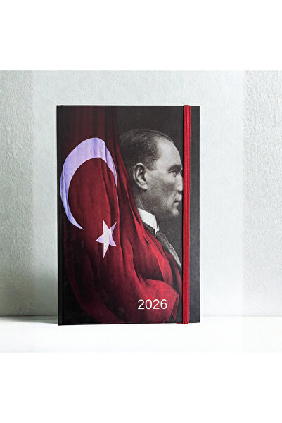 Lizy Atatürk 2026 Tarihli Günlük Ajanda – Premium Sert Kapak, Özel Baskı