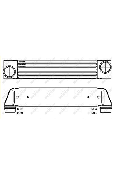 NRF Intercooler Compresor Bmw 5