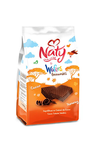 NATY Brownies Wafers with Cocoa Cream 140g