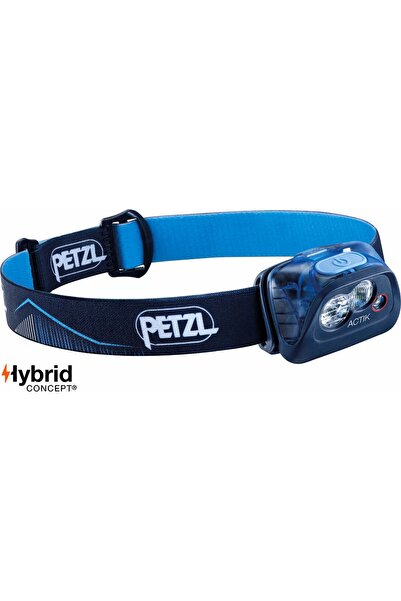 PETZL Actik 350 Lumens Hybrid Headlamp Blue
