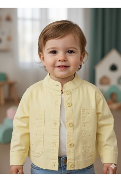 nk kids Taşlı Kız Bebek Ceket