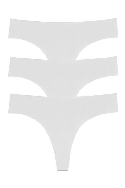 MILANOFOX Non-Marking Laser Cut 3-Piece Thong Panties Set