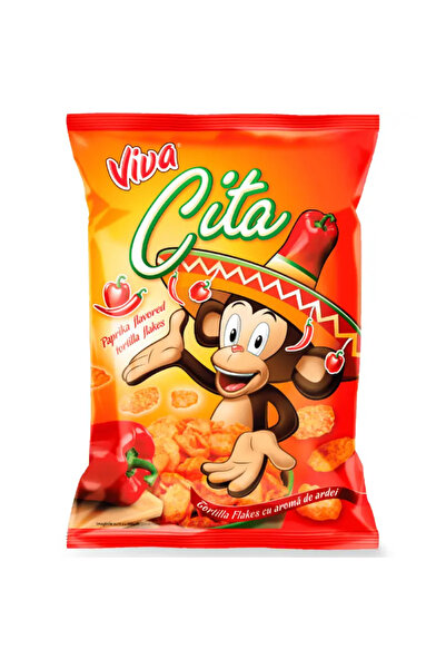 VIVA CITA CITA – Fulgi de porumb cu aromă de piper 100g