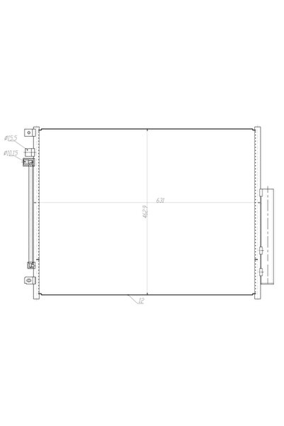 NRF Condensator Climatizare Alfa Romeo Giulia/Stelvio
