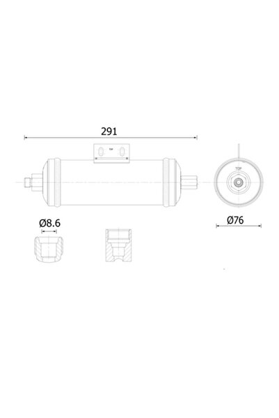 MAHLE Uscator Aer Conditionat John Deere Series 6020/Series 6030/Series 7030