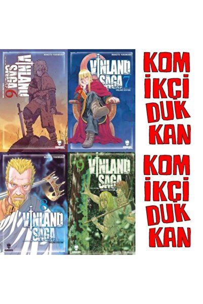 Kurukafa Yayınları Vinland Saga - Vinland Destanı 6-7-8-9 manga seti (4 kitap...