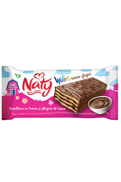 NATY Wafers with cocoa cream and glaze 40g