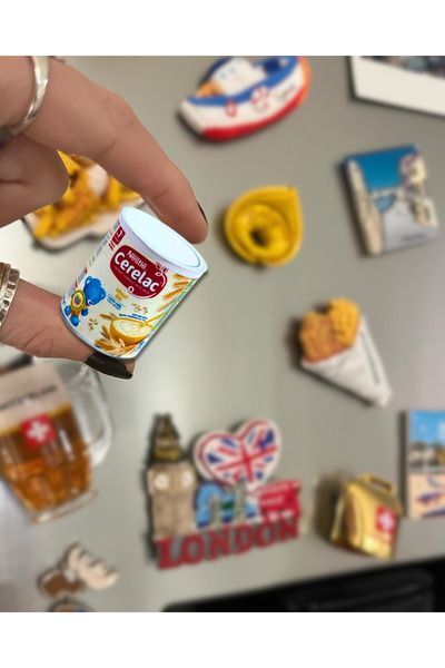 Magnet مغناطيس ثلاجة تذكاري سيريلاك نستله – تصميم لطيف مستوحى من عبوة سيريلاك