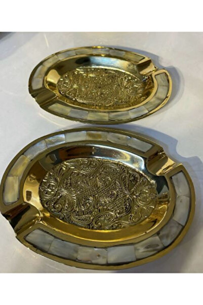 Kadim Vizyon Pirinç Sedefli Küllük 2 Adet