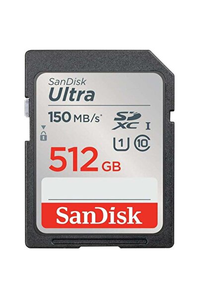 SanDisk 512 GB Ultra SDXC UHS-I Memory Card - Up to 150MB/s, C10, U1, Full HD