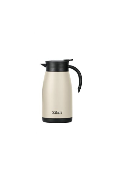 Zilan Termos, 1 L, oțel inoxidabil SUS 304, izolație 18/24 h, ZLN 0769, crem