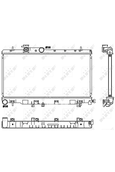 NRF Radiator Racire Motor Subaru Impreza