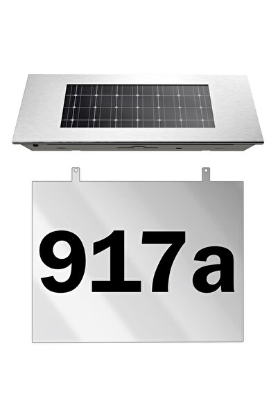 Deuba Numar Casa Lampa solara, διάφανο,