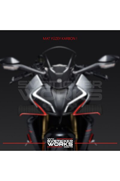 ARONA CFMOTO 450SR Kanat Kaplama Kanat Sticker Karbon Desen Yüksek Kalite Folyo