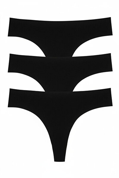 MILANOFOX Non-Marking Laser Cut 3-Piece Thong Panties Set