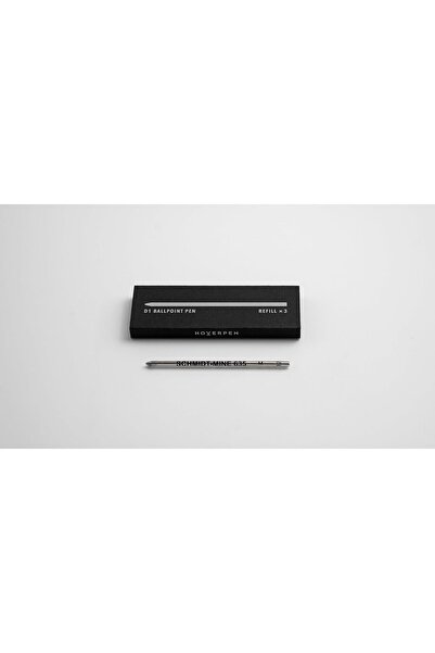 novium Permanent Ballpoint Pen Refill, Fine Point, Black