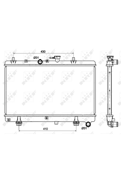NRF Radiator Racire Motor Kia Rio 1
