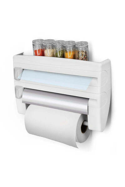 Reflection Vision Dozator triplu de bucătărie pentru rolă de hârtie, folie de...