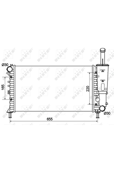 NRF Radiator Racire Motor Fiat Punto