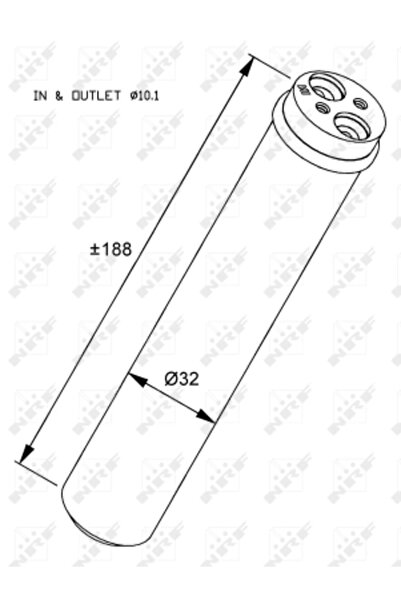NRF Uscator Aer Conditionat Opel Agila Vauxhall Agila Model 1