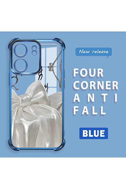 ucuc غطاء حماية شفاف من السيليكون مضاد للسقوط ومقوى في الزوايا الأربع متوافق ...