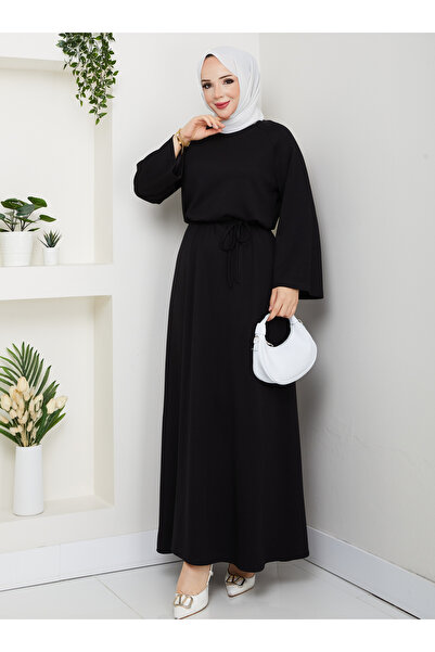 SAHRA BUTİK فستان تيستور - أسود -