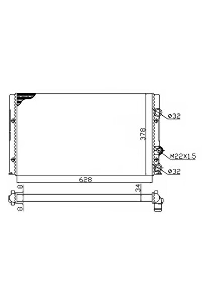 NRF Radiator Racire Motor Vw Lupo 1/Polo
