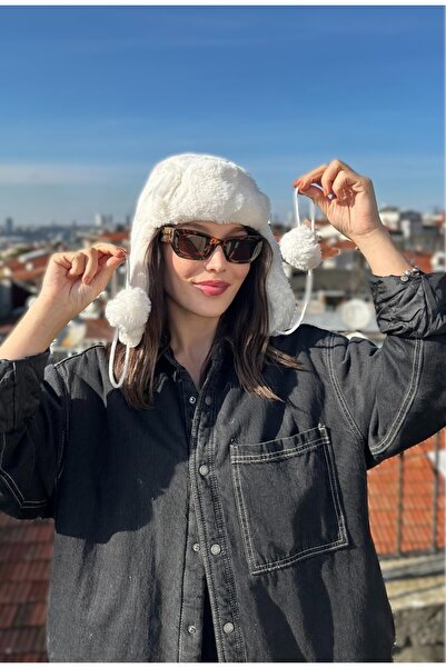 Mollycrush Pompom Fleece Pilot Hat |   Winter