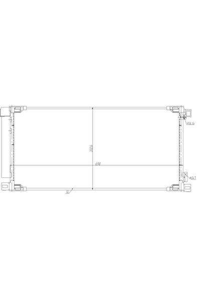 NRF Condensator Climatizare Toyota Auris