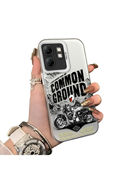 ucuc حافظة من السيليكون المتوافقة مع هاتف Infinix Hot 50i ذات حافة صلبة ومضاد...