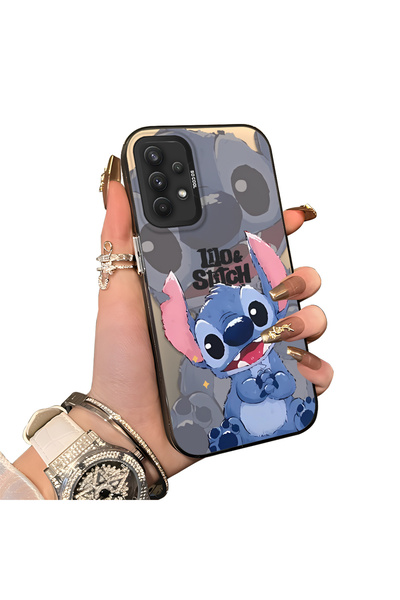 Samsung Galaxy A32 Compatible Silicone Edge Hard Back Anti Fall Stitch Pattern Pouch