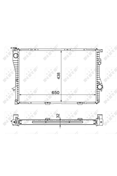 NRF Radiator Racire Motor Bmw 5/7