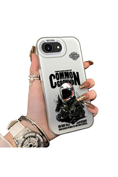 ucuc غطاء حماية متوافق مع آيفون 16e، مصنوع من السيليكون الصلب مع نمط رياضي وخ...