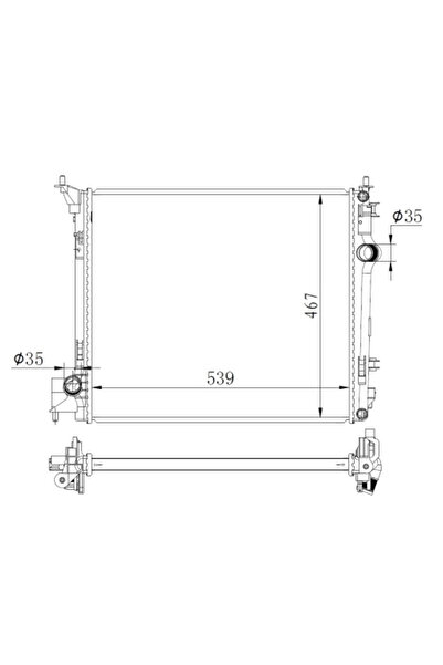 NRF Radiator Racire Motor Renault Espace 5/Kadjar