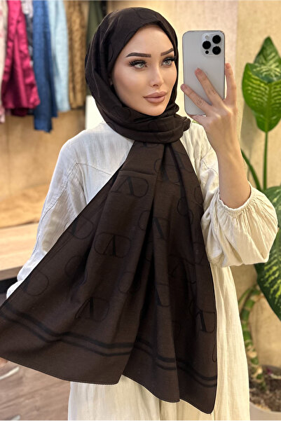 CUOCA LOUNGE V Desenli Çift Taraflı Kaşmir İpek Şal