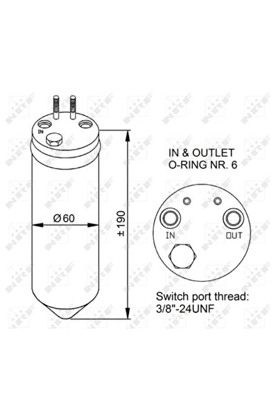 NRF Uscator Aer Conditionat Kia Carnival 1/Carnival 2