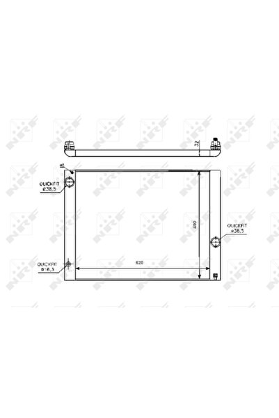 NRF Radiator Racire Motor Bmw 5/6/7
