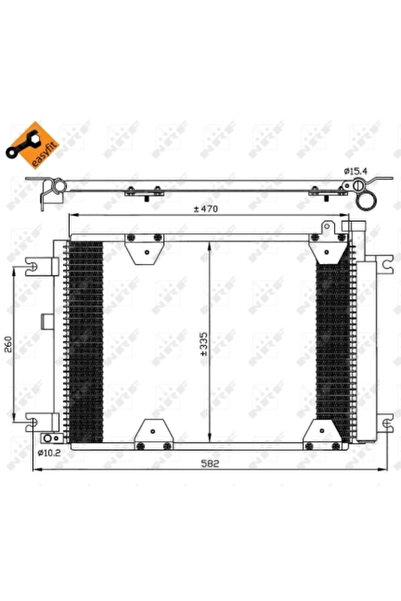 NRF Condensator Climatizare Suzuki Grand Vitara 1