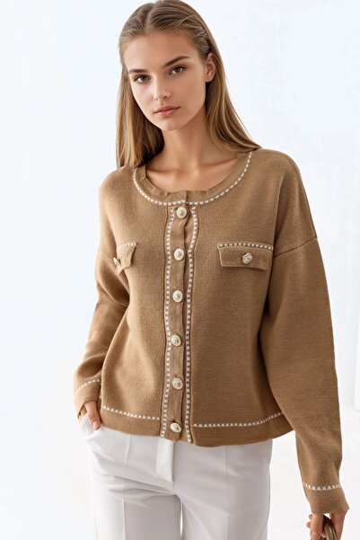 Hiccup My Fashion Buttoned Knitwear Cardigan