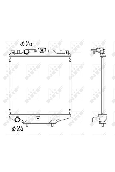 NRF Radiator Racire Motor Daewoo Tico Suzuki Alto 4