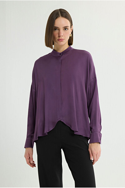 Love My Body Hakim Yaka Düğmeli Gömlek