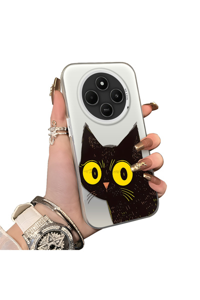 ucuc جراب هاتف شاومي ريدمي 14C متوافق مع شبكة الجيل الرابع، مصنوع من السيليكو...