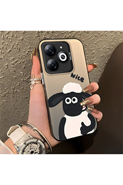 ucuc حافظة من السيليكون المتوافقة مع هاتف Tecno Spark Go 2024 ذات حافة صلبة و...