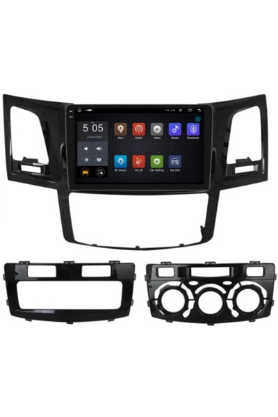 Piloton Navigation for Toyota Hilux (2005-2015) - 2K QLED, 8GB RAM, 256GB, Oc...