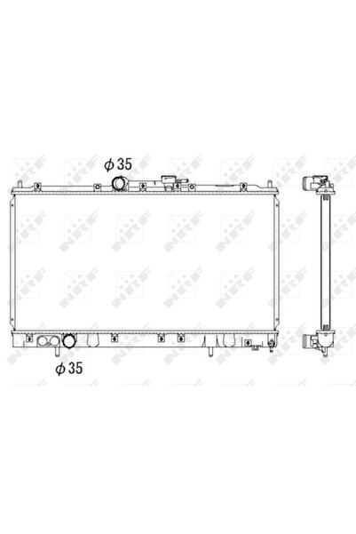 NRF Radiator Racire Motor Mitsubishi Galant 8