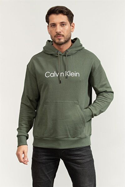 Calvin Klein Erkek Sweatshirt Yeşil
