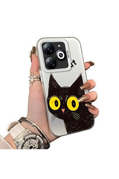 ucuc حافظة من السيليكون المتوافقة مع هاتف Infinix Smart 8/8 Pro ذات حافة صلبة...