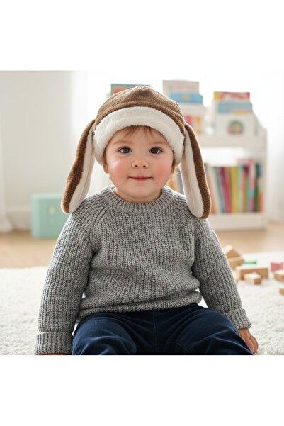 pumikaia CHILDREN'S HAT WITH DOG HEAD
