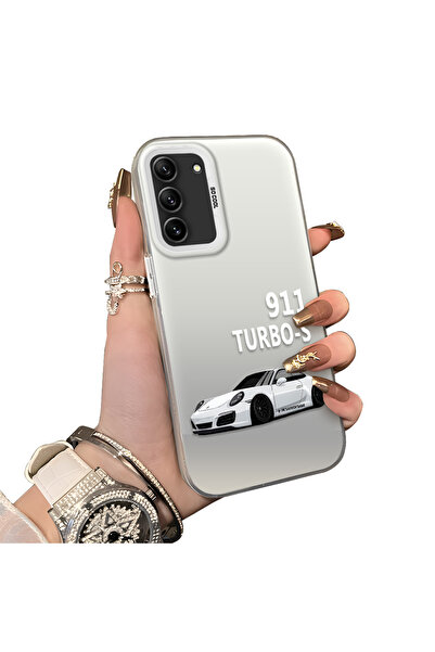 ucuc حافظة متوافقة مع هاتف سامسونج جالاكسي S21 Fe 5G، نمط سيارة رياضية، حافة ...