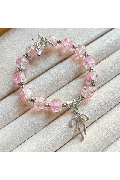 thehersjewelry Kelebek ve Kurdele Tasarım Boncuk Bileklik